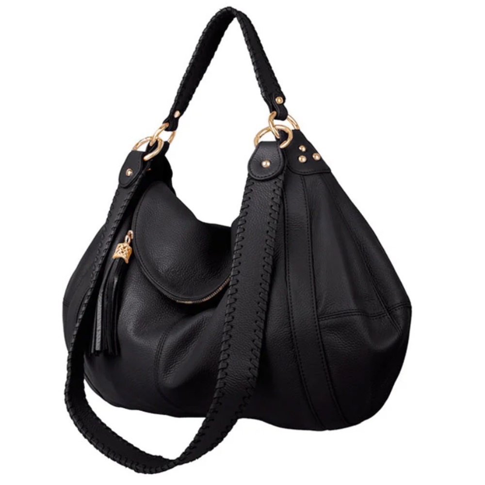 Onna Ehrlich Beautiful!!!! Rachel Shoulder Bag - Black - Picture 8 of 11